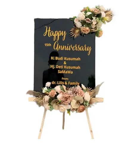 Papan Bunga Akrilik Teloyo